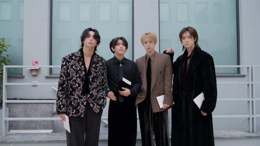 INI in Milan Emporio Armani 2026 S/S Women’s Fashion Show