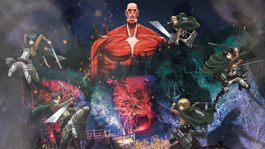 attack on titan NIGHT WALK Promotion Movie
